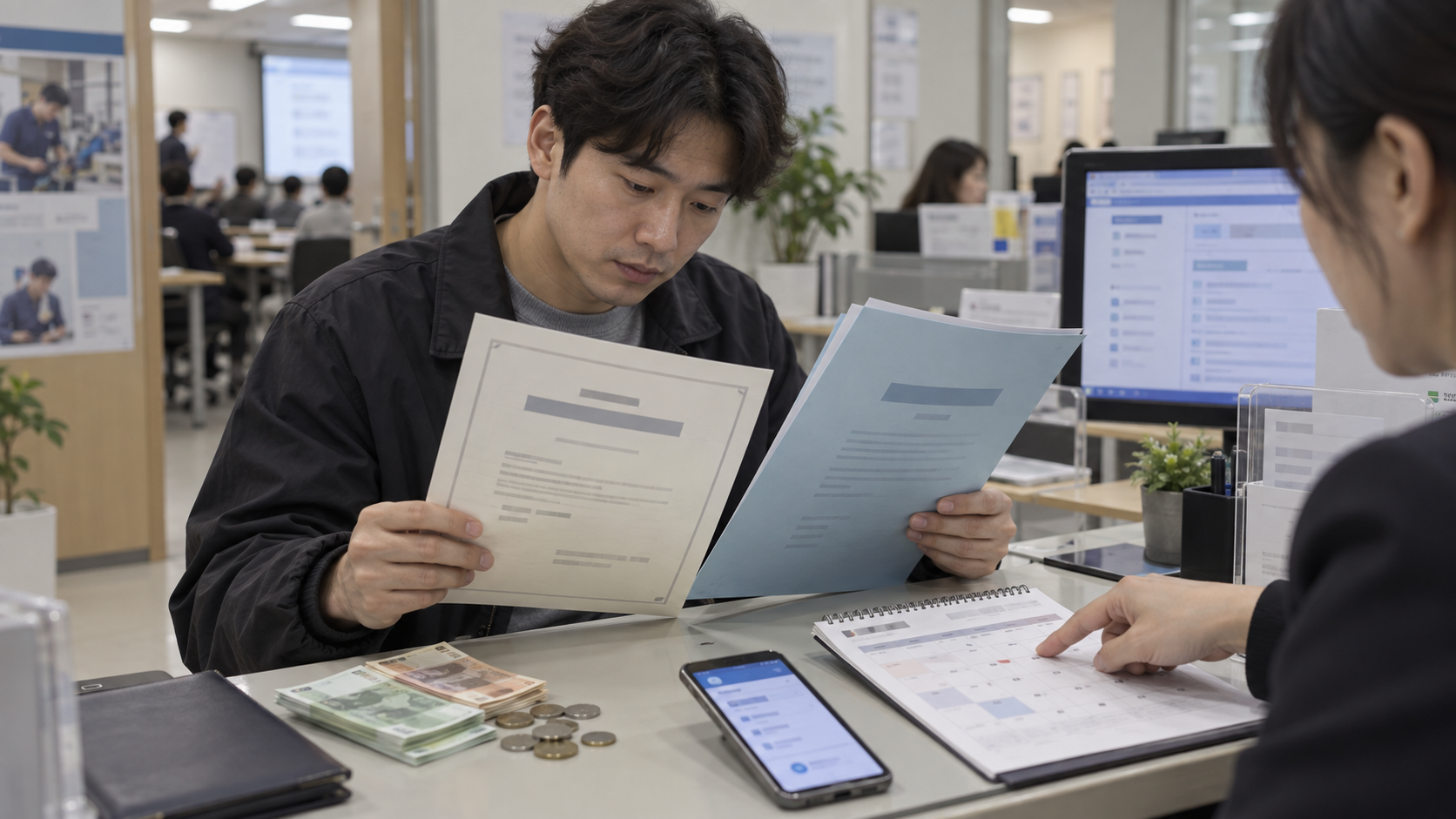 정책자금 직업훈련생계비대출 신청, 실업자·비정규직 월 200만원·연 1% 판단 썸네일